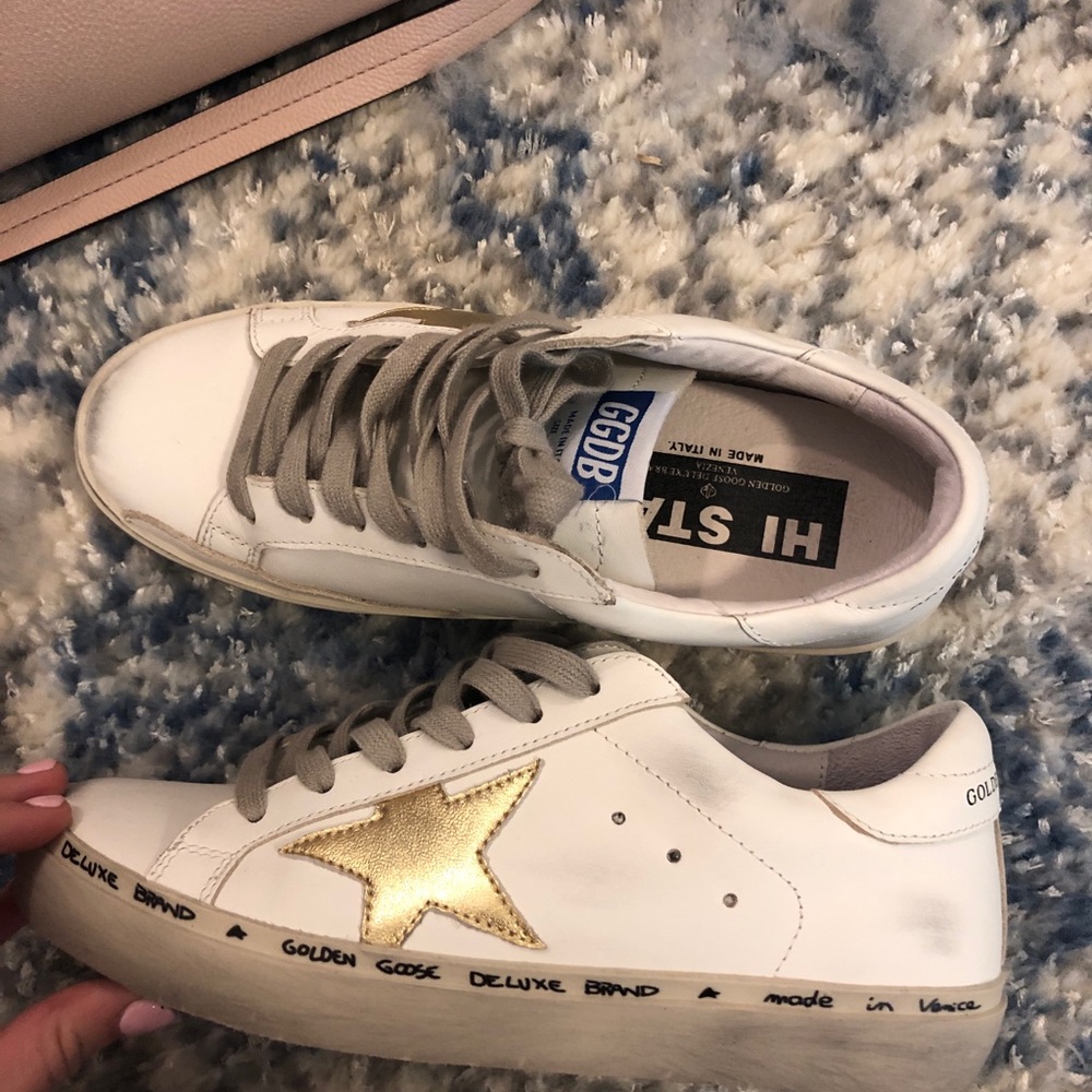 golden goose hi-star sneakers